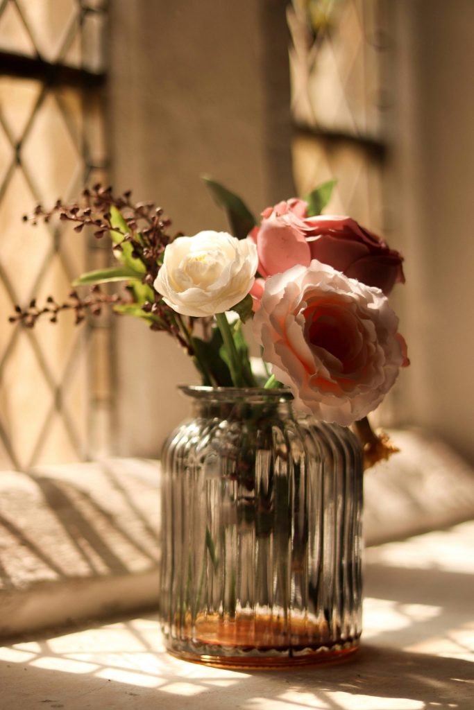 Clear Glass Vase