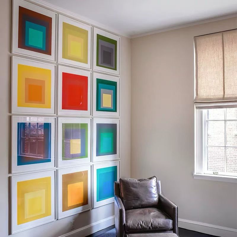 Homage To The Square Series Wall Art